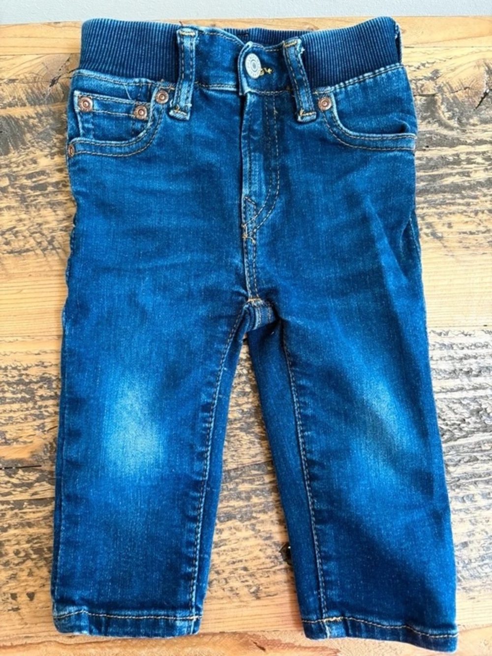 Polo Ralph Lauren Sullivan Slim Jeans 12M Baby Boys Dark Wash Denim Pants